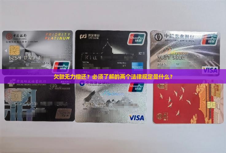 欠款无力偿还必须知道的两个法律规定