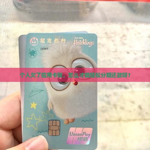 个人欠款信用卡如何分期还款