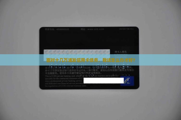 欠浦发银行信用卡十几万该怎么办