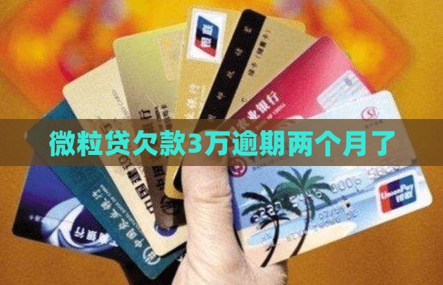 微粒贷欠款3w逾期两个月了