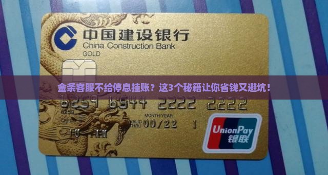 金条客服不给停息挂账怎么办