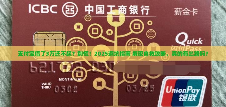 支付宝借了3万还不起怎么办如何解决