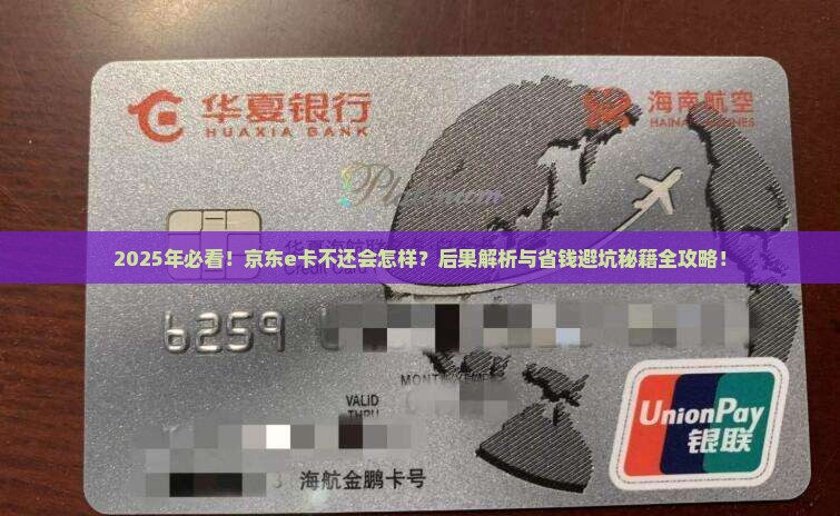 京东e卡不还会有什么后果