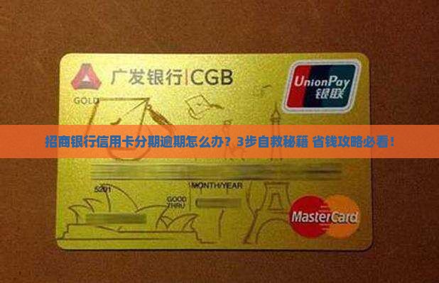 招商银行信用卡分期逾期如何解决