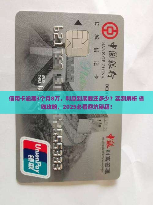 信用卡逾期3个月8万需要还多少利息