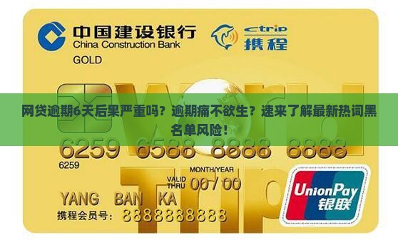 网贷逾期6天后果严重吗