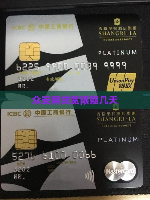众安网贷宽限期几天