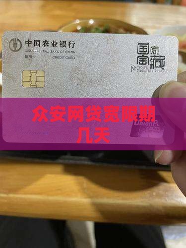 众安网贷宽限期几天