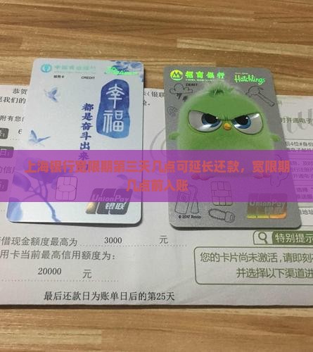 上海银行宽限期第三天几点可延长
