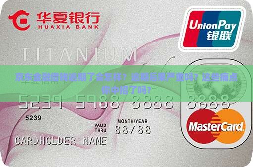 京东金融借钱逾期了会怎样