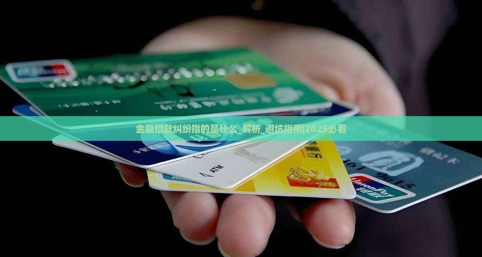 金融借款纠纷指的是什么