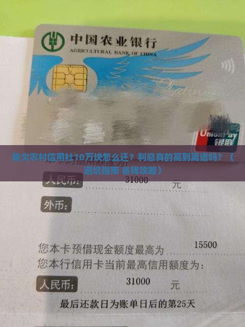 我欠农村信用社的钱了怎么还利息高吗