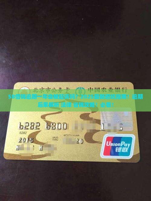 58借钱逾期一年后会被起诉吗