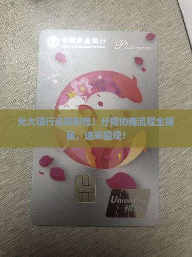 光大银行逾期协商分期流程详解