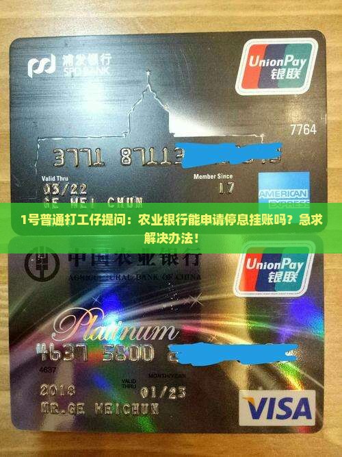 农业银行能申请停息挂账吗