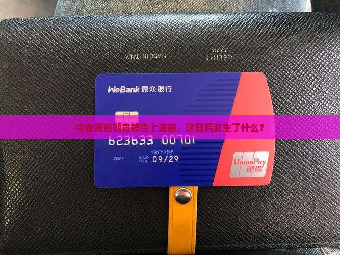 今金贷逾期被起诉