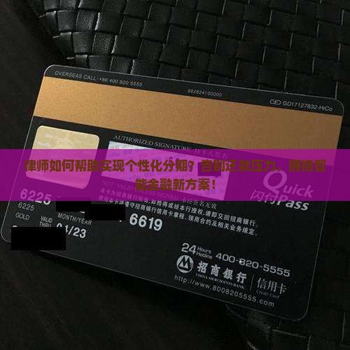 律师可以帮助实现个性化分期怎么操作