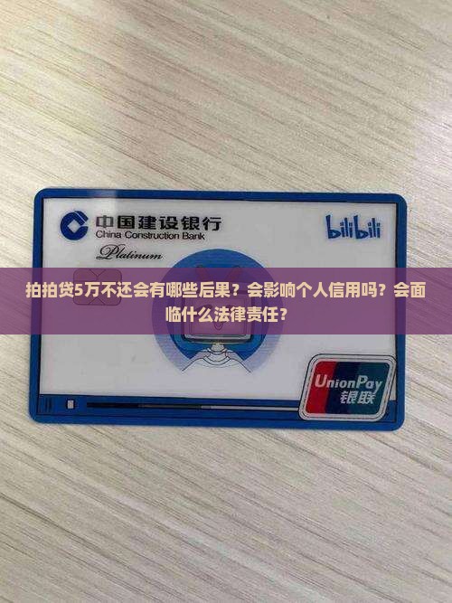 拍拍贷5万不还会怎样
