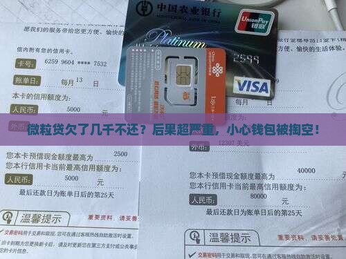 微粒贷欠几千不还会有什么后果