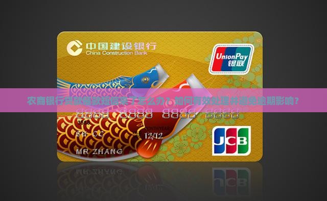 农商银行贷款催款短信如何处理