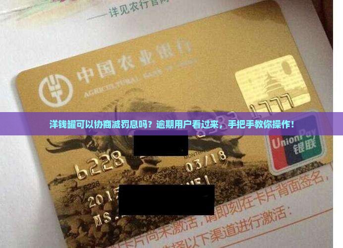 洋钱罐可以协商减罚息吗如何操作