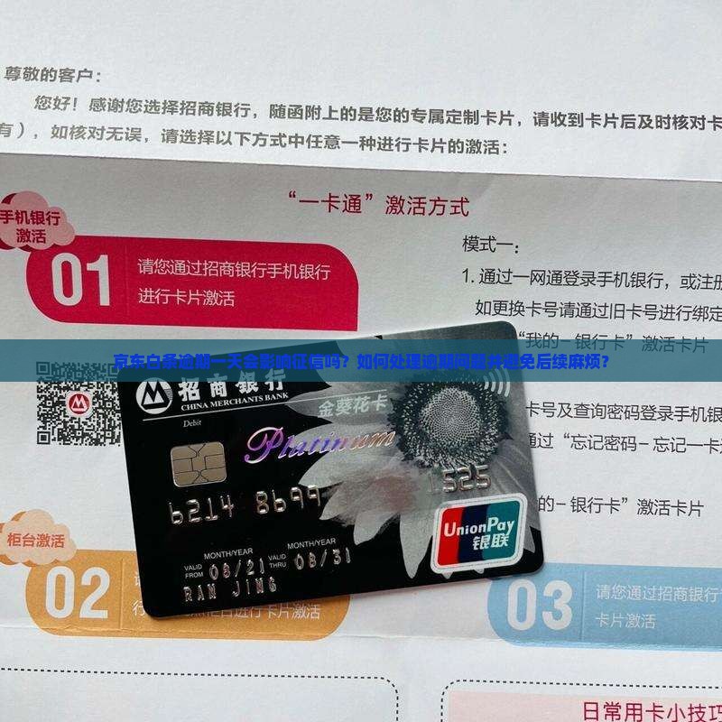 京东白条的逾期一天怎么办如何处理