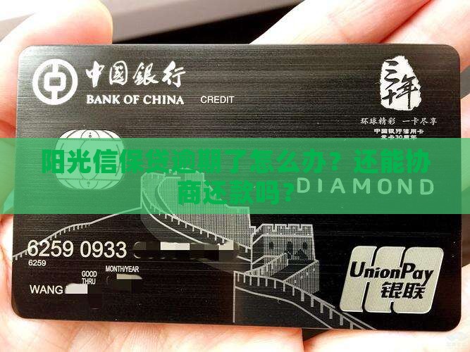 阳光信保贷逾期协商还款流程及注意事项