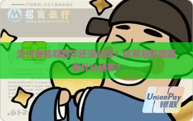支付宝逾期4年了为什么还未起诉