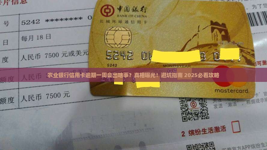 农业银行信用卡逾期一星期会怎样