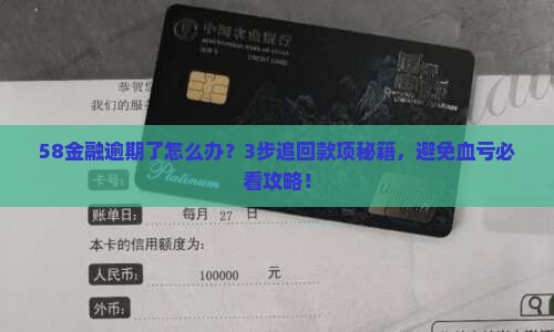 58金融逾期了怎么办追回款项