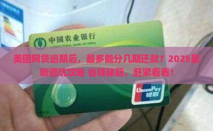 美团网贷逾期最多可以分多少期