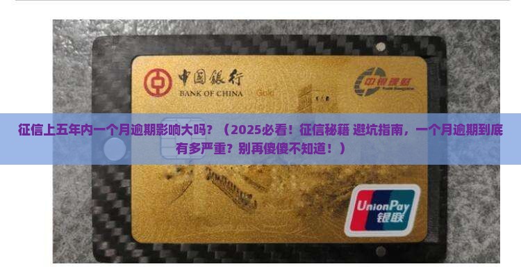 征信上五年内一个月逾期影响大吗