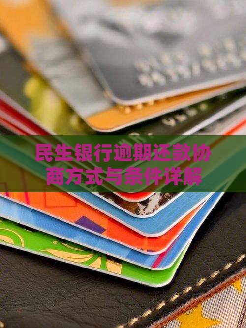 跟民生银行怎么协商还款方式和条件