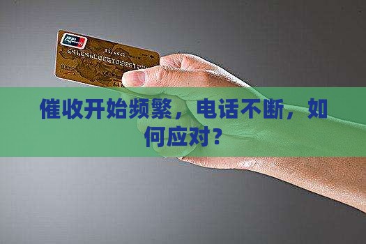 催收又开始频繁了该如何应对