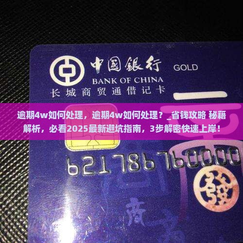 微粒贷逾期4w如何处理