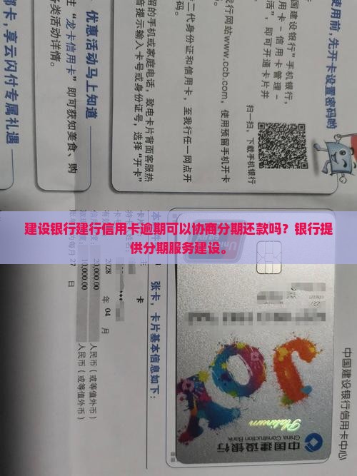 建行逾期还款是否可以申请分期付款服务