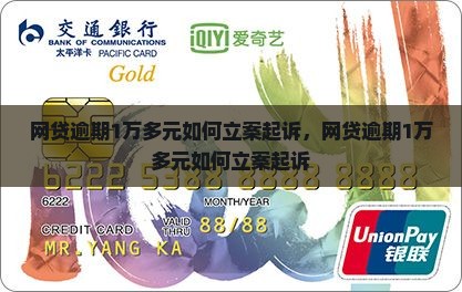 网贷逾期1万多元如何立案起诉