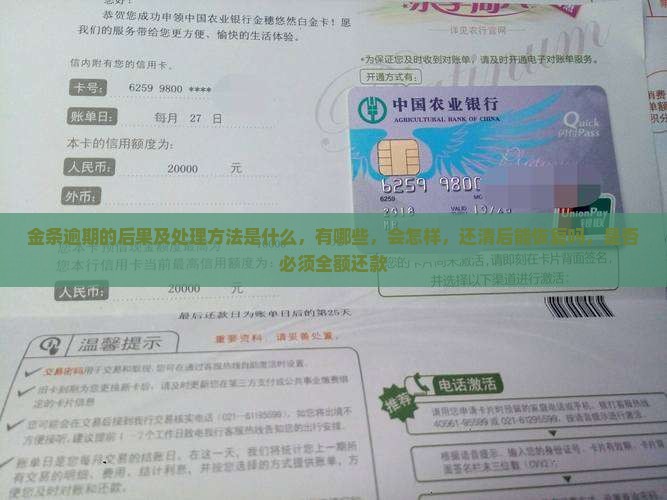 白条金条逾期的后果及处理方法