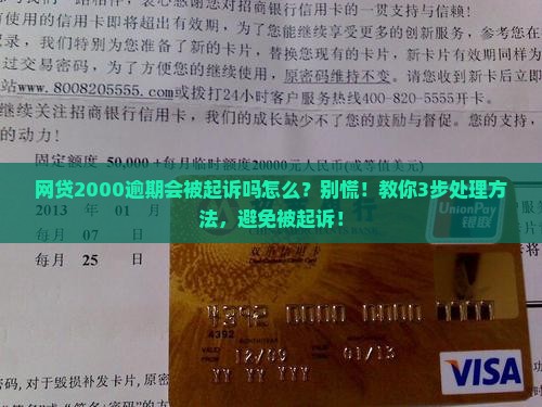 网贷2000逾期会被起诉吗怎么办理