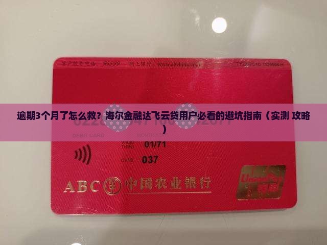 达飞云贷里海尔金融逾期如何解决