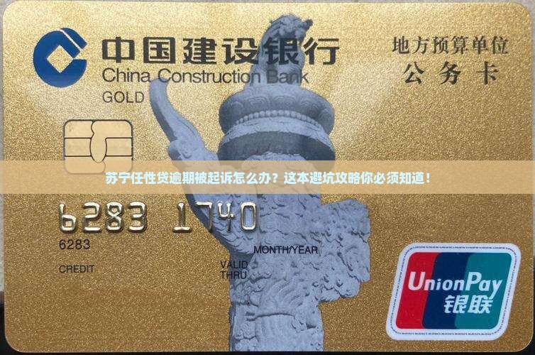 苏宁任性贷逾期起诉后如何应对
