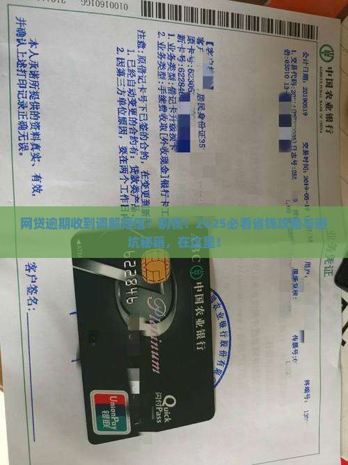 网贷逾期收到调解中心短信该如何处理