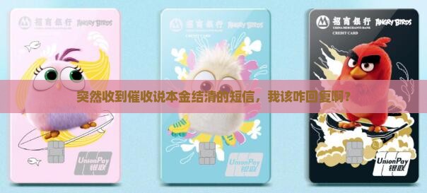 收到催收发的本金结清短信怎么回复