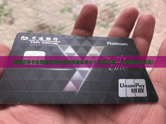 南阳信用卡逾期被起诉的金额标准是多少