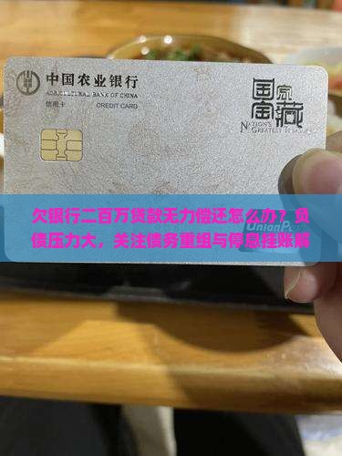欠银行二百万贷款无力偿还怎么办
