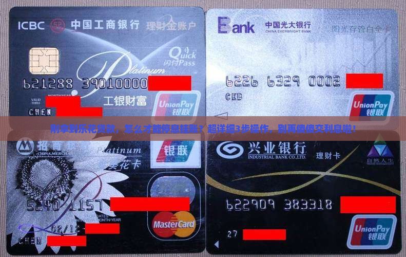 乐花贷款停息挂账具体操作步骤