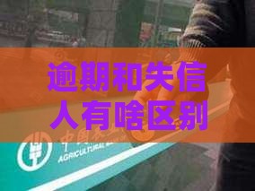 逾期与失信人的区别是哪些