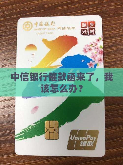 中信银行催款函的处理方法是什么