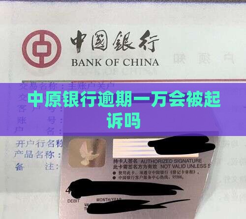 欠中原银行1万元会怎样
