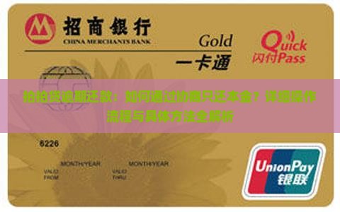 拍拍贷能协商只还本金吗怎么操作